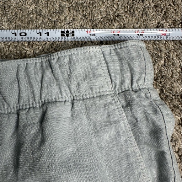 Zadig & Voltaire Pixels Linen Regular Fit Drawstring Pants 36 XS Blue luxury - Picture 14 of 16